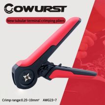 Nuovo tipo morsetto terminale tubo Terminale isolante terminale tubo tipo ago europeo Pinza a crimpare strumento per risparmiare manodopera