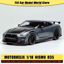 Vorverkaufsstil MOTORHELIX 1:18 NISMO (R35) Special Edition 2022, Automodell, statische Dekoration, Weihnachtsgeschenkkollektion