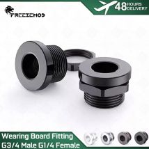 FREEZEMOD Stecker/Buchse, G1/4-Gewinde, außen, 18 x 1,25-Gewinde, PC-Flüssigkeitsgekühlter MOD-Stecker HCBJT-V2