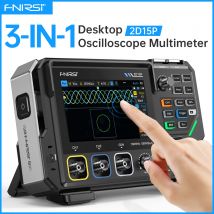 FNIRSI 2D15P Touch Screen Digital Oscilloscope Multimeter Signal Generator 3-in-1 Dual Channel 100MHz 500MSa/s 20000 Counts