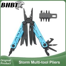 Neue BHBT 25-in-1-Multitool-Zange, EDC-Taschenmesser, 7 Farben, tragbar, Outdoor, Camping, Überleben, multifunktionales Werkzeug mit Bits