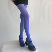 Bonbonfarben Strumpfhosen Damen Ultradünne Nylon Oberschenkelhohe Strümpfe Damen Strumpfhosen Dessous Strumpfwaren Body Strümpfe Strumpfhosen Strumpfhosen