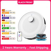 Aspirapolvere robot LEFANT M2 con scopa, aspirazione 5500 Pa, navigazione laser dToF, pulizia dell'area selezionata, ideale per peli di animali domestici