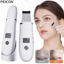 Ultrasonic Skin Scrubber Blackhead Remover Ultrasonic Peeling Pore Cleaner Face Cleaning Scrubber Ultrasonic Facial Espatula