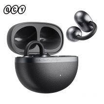 QCY Crossky C50 Clip On Auricolari Open Ear Wireless Bluetooth 6.0 Cuffie 4 Mic 35H Playtime Ear Cuff Auricolari per il fitness