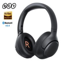 QCY H3 ANC Cuffie wireless Bluetooth 5.4 Audio ad alta risoluzione Cuffie over Ear 43dB Auricolari ibridi con cancellazione attiva del rumore 60H