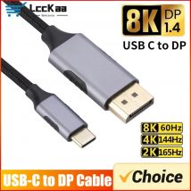 Cavo USB-C a DisplayPort 8K@60Hz DP Tipo C 3.1 a 4K 144Hz Display Port 1.4 Cavo Thunderbolt 3 4 per MacBook Air Pro Samsung