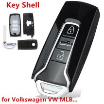 3-Tasten-Autoschlüsselanhänger-Gehäuse Shell-Gehäuse für Volkswagen VW MLB Magotan B8 Passat Touareg 2017 2018 2019 2020 2021