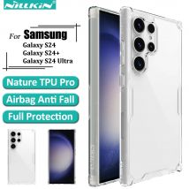 Nillkin TPU-Hülle für Samsung Galaxy S24 Ultra / S24+ / S24, stoßfeste TPU+PC-Hülle mit Airbag-Ecken