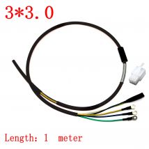 Motor wires/cable for 1000-1500W brushless DC motor (3*3.0mm motor phase+0.2*5pcs hall sensor wires)