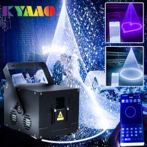 Neueste Moible 10W Laser Disco Licht RGB Bar Club Bühnenbeleuchtung DJ Unterhaltung 3D Animation Projektor für Hochzeit Tanz Veranstaltung