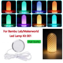 3D Printer LED Lamp Kit 001,For Bambu lab A1/A1mini/P1S/P1P/X1C Makerworld Maker's Supply Hardware kit 5V USB Powered,Warm Light