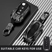 Passend für Renault Autoschlüsseletui, Ringabdeckung, Gehäuseschale, Schutz für Kwid Kadjar Captur Megane Sandero Stepway Logan Clio 5 Arkana