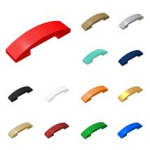 50 pz 93273 Pendenza Curva 4x1 Doppio Senza Borchie Building Block Giocattolo Accessori Compatibili FAI DA TE MOC High-tech