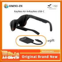 Inteligentne okulary RayNeo Air 4, ekran HD o przekątnej 135 cali, jasność 1200 nitów, dopasowane do siebie z B&O, HDR10, dwuwarstwowy ekran Micro-OLED