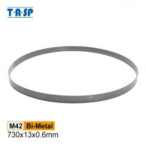 TASP 730mm M42 Bimetal Portable Band Saw Blade, 730x13x0.6mm 18 TPI 24 TPI, for Panasonic EY45A5XT32 Makita DPB184Z Bandsaw, 1pc