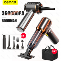 CENRR 360000 PA Auto-Staubsauger, starke Saugkraft, kabelloser kabelloser Reiniger, tragbarer Handstaubsauger, Reinigungsmaschine