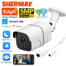 5MP Tuya 5G Wifi IP Kamera Outdoor Kugel Smart Home Sicherheit Kameras Auto Tracking Farbe Nachtsicht Video audio Überwachung