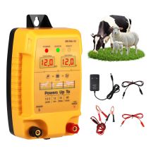 Energizador de cerca eléctrica 3J 12KM, cargador de cerca, controlador de granja portátil OEM, energizadores de cerca eléctrica de CA