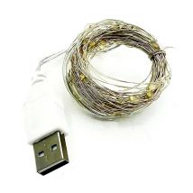 USB Copper Wire Lights Fairy Garland Lights LED String Lights Outdoor Waterproof String For Christmas Wedding Party Decorations