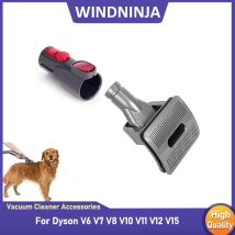 Haustier Bürstenkopf Für Dyson V6 V7 V8 V10 V11 V12 V15 Handstaubsauger Pinsel Mit Konverter Hund Pflege Pinsel Befestigung