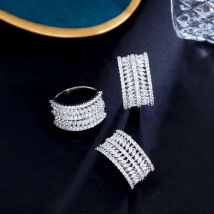 Trendy Rose Gold Silber Farbe Marquise Runde Eternity Band Ring für Frauen Jahrestag Geschenk Schmuck Großhandel R7213