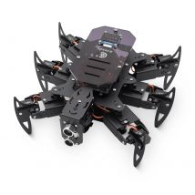 Adeept Ultimate Hexapod Spider Robot Kit, Metal Body, Arduino Programming, WiFi/IR Remote Control with OLED Display