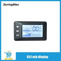 Protokoll 2 #   LCD-Display für Elektrofahrräder, digitales E-Bike-USB-Messgerät, bunte Instrumentensteuerung, regelmäßig wasserdicht, 24 V, 36 V, 48 V