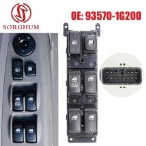 SORGHUM Autozubehör für KIA RIO 2 JB 2007 2008 2009, Fensterheber-Hauptschalter, Steuerheber, Knopf 93570-1G200 935701 G200