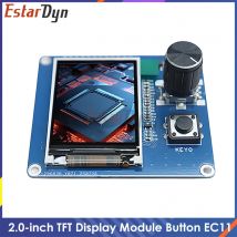 Wyświetlacz TFT LCD 2.0 cala z enkoderem obrotowym EC11, interfejs IIC SPI dla projektów DIY Arduino ESP32 Raspberry Pi