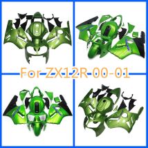 Prime-Verkleidungsset für Kawasaki 00–01 ZX12R 2000 2001 ZX-12R, hochwertiges Motorrad-Reparatur-Bodykit, 100 % passend für Spritzgussform