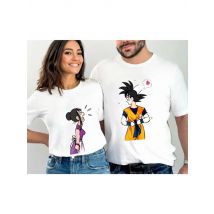 Dragon Ball Animation Men Women Couples Summer T-Shirt Casual Sports Fitness Loose Oversized Comfortable Cotton Short Sleeves