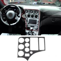 LHD for 2004-2011 Alfa Romeo 159/Brera/Spider car CD panel decoration sticker, car interior modification, real carbon fiber