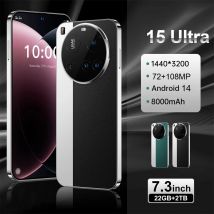 NUEVO 15 teléfonos móviles ultra originales 4G 5G Dual SIM teléfono móvil 7,3 pulgadas Smartphone Android versión Global 8000mAh GPS teléfono celular