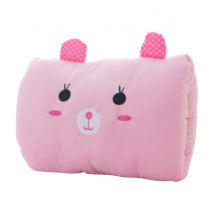 Soft Pink Bear Children's Plush Pillows Hand Warmers Gloves Adults Cartoon Nap Pillows Cushions Creative Hand Warmers Plush Gift