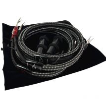 Pair Hi-end K2 Speaker cable PSS Silver HiFi Audio Amplifier 2 to 4 Bi-Wire Loudspeaker Wire BFA Banana & Spade Plug