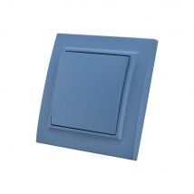 Blau flamm hemmend eu standard knopf lichtsc halter ein/aus sprüh kunststoff platte klassischer ac wand wipp schalter 1 gang 1 weg verkleidung