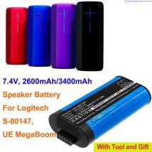Cameron Sino 2600 mAh/3400 mAh Lautsprecher-Akku 533- 000116 , 533- 000138   für Logitech S-00147, UE MegaBoom, UE MegaBoom 1