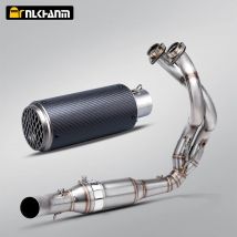 Sistema di Scarico Completo in Acciaio Inox con Silenziatore per Moto ER6N Z650 Ninja 650 2023-2025