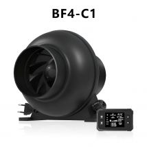 Ventola di ventilazione canalizzata EC C1, intelligenza collegata al WIFI di rete, con controller regolabile, 100 mm (4 pollici)