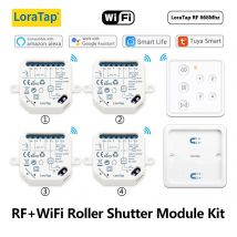 LoraTap RF WiFi Tende Tendine a rullo Tende Modulo interruttore motore Telecomando Smart Life Home Finestra di apertura automatica