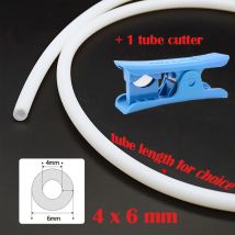 Tubo in PTFE da 4 x 6 mm per parti della stampante 3D Tubo Bowden J-head