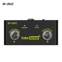 M-VAVE Cube Turner Pedale girapagina wireless Spartito musicale ricaricabile Supporta parti del pedale della chitarra compatibili con la connessione Looper