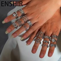 Enshir 316l Edelstahl verdrehte Blumen Linie runden Karten ring für Frauen Männer Stilisierung Schmuck Großhandel Geschenke