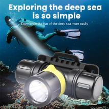 Professionale LED Scuba Diving Faro 1000LM Faro LED 50M Subacqueo IPX8 Impermeabile Proiezione di immersione 18650/21700 Torcia