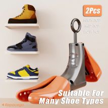 Repacego 1/2 Stück Schuhspanner, Schuhspanner, universell, Unisex, für Damen und Herren, verstellbare Länge, Breite, High-Top-Expander, Extender Keeper