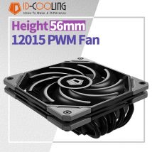 ID-COOLING IS-50X ITX Raffreddamento ad aria CPU Cooler 5 Tubi di calore 4Pin PWM 12015 Ventola per Intel LGA 1700 1200 AM4 AM5 Processore di raffreddamento