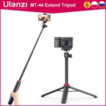 ULANZI TRIPOD MT-44 trípodes Smartphone Vlog trípodes con zapata fría soporte de montaje para teléfono para trípode móvil cámara portátil SLR