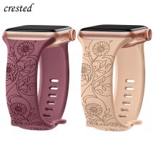 Cinturino per cinturino Apple Watch 40mm 44mm 41mm 49mm 45mm 46mm 42mm Bracciale inciso in silicone serie iwatch ultra 2 10 9 SE 8 7 6 5 4