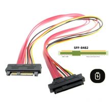 SFF-8482 SAS 29Pin Stecker Auf Buchse Verlängerung Kabel Server Festplatte Panel Backplane Adapter Kabel Stecker Auf Buchse Verlängerung Kabel